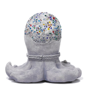 Thumbnail 2: . 11 In Colorful Mosaic Octopus Garden Decor 