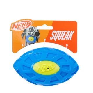Thumbnail 1: Nerf 5 In Micro Squeak Football For Dogs  
