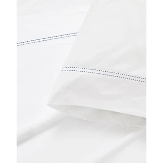 Thumbnail 23: SCOUT  Pick Stitch 100% Cotton Percale Highlight Hem Sheet Sets 