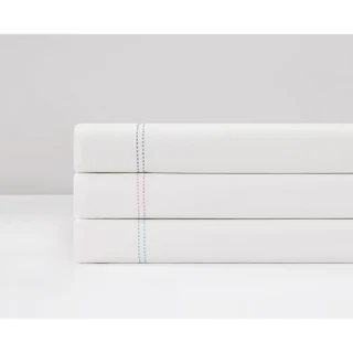 Thumbnail 40: SCOUT  Pick Stitch 100% Cotton Percale Highlight Hem Sheet Sets 