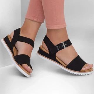 Thumbnail 6: Skechers Women's Bobs White Bottom Sandals 