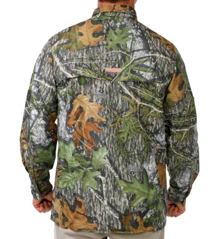 Thumbnail 2: Mossy Oak Men's Long Sleeve Camo Guide Shirt  