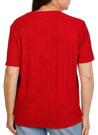 Thumbnail 3: 3RD & MALT Women's Plus Solid Top  
