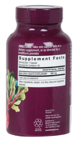 Thumbnail 2: Nutrition Works 90 Pk Beet Root Supplement Capsules  