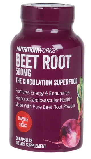 Thumbnail 1: Nutrition Works 90 Pk Beet Root Supplement Capsules  