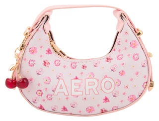 Thumbnail 1: Aeropostale Girls Mini Logo Satchel with Charms 