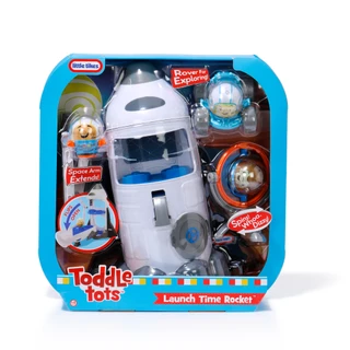 Thumbnail 1: Little Tikes 8 Pc Toddle Tots Launch Time Rocket Play Set 