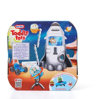 Thumbnail 2: Little Tikes 8 Pc Toddle Tots Launch Time Rocket Play Set 