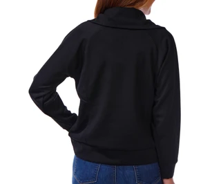 Thumbnail 2: MAGASCHONI Women's Long Sleeve Quarter Zip Cowl Neck Top 