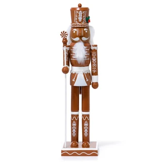 Thumbnail 1: Magical Season 18 in Gingerbread Nutcracker Home Accent 