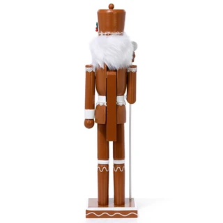 Thumbnail 2: Magical Season 18 in Gingerbread Nutcracker Home Accent 