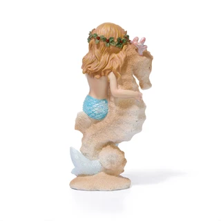 Thumbnail 2: Magical Season 12 in Glittery Coastal Christmas Mermaid on Sandy Seahorse 