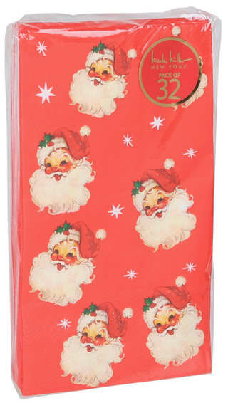 Thumbnail 1: Nicole Miller 32 Pk Christmas Santa Napkins  