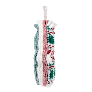 Thumbnail 2: Sofft Scents Women's 4 Pk Christmas Print Cozy Socks  