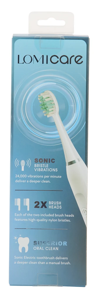 Thumbnail 2: Lomi Care 2 Pk Sonic Electric Toothbrushes 