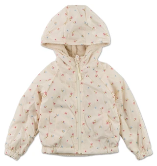 Thumbnail 1: MADDIE & MICHELLE Toddler Girls 4 Pocket Zip Up Hooded Reversible Jacket 