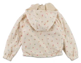 Thumbnail 2: MADDIE & MICHELLE Toddler Girls 4 Pocket Zip Up Hooded Reversible Jacket 