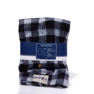 Thumbnail 2: IZOD Men's 2 Pc Super Soft Jersey Crew & Fleece Pants Sleep Set 