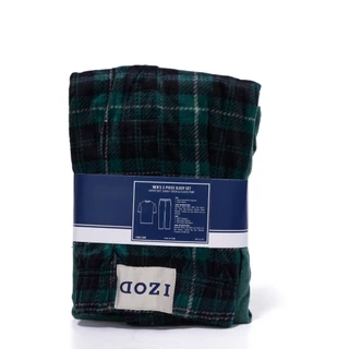 Thumbnail 2: IZOD Men's 2 Pc Super Soft Jersey Crew & Fleece Pants Sleep Set 