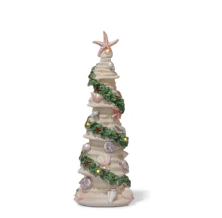 Thumbnail 1: Magical Season 14 in LED Polyresin Coral Christmas Tree Decor  