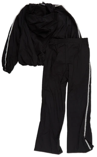 Thumbnail 2: Forever 21 Girls 2 Pc Lace Trimmed Hooded Zip Up Jacket & Pants Set 