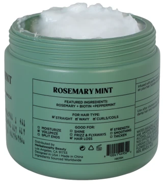 Thumbnail 2: HERBALOSOPHY 16.9 oz Rosemary Mint Hair Mask 