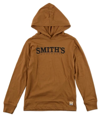 Thumbnail 1: Smith's Workwear Boys Long Sleeve Logo Hoodie 