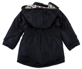 Thumbnail 2: Penelope Mack Toddler Girls Plush Cheetah Lined Zip Up & Snaps Anorak 