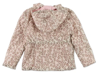 Thumbnail 2: MADDIE & MICHELLE Little Girls Fleece Lined 4 Pocket Zip Up Anorak Coat 