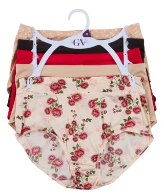 Thumbnail 1: Gloria Vanderbilt Women's 5 Pk Microfiber Smooth Waistband Everyday Briefs 