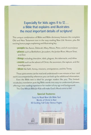 Thumbnail 2: Barbour Publishing One-Minute Bible for Kids 