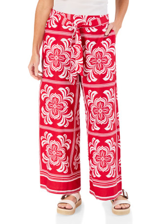 Thumbnail 1: Gemma + Jane Women's Floral Print Pants  