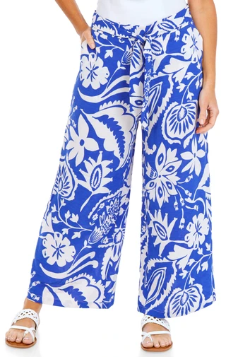 Thumbnail 1: Gemma + Jane Women's Floral Print Pants  