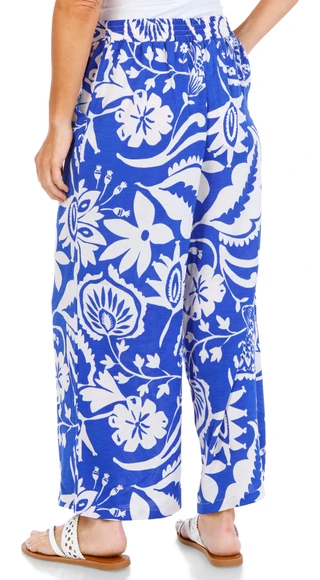 Thumbnail 2: Gemma + Jane Women's Floral Print Pants  