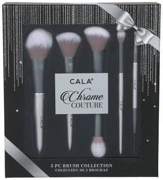 Thumbnail 1: CALA 5 Pc Chrome Couture Brush Set in Gift Box 