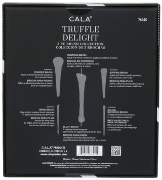 Thumbnail 2: CALA 5 Pc Chrome Couture Brush Set in Gift Box 