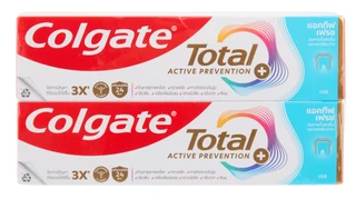 Thumbnail 1: COLGATE 2 Pk Total Active Prevention Active Fresh Gel Toothpaste 