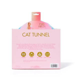 Thumbnail 2: Paris Hilton 19x9 Plaid Expandable Cat Tunnel 