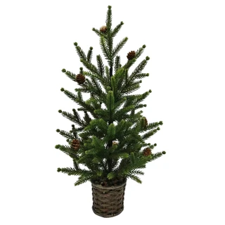 Thumbnail 1: Magical Season 24 in Christmas Tree in Woven Pot 