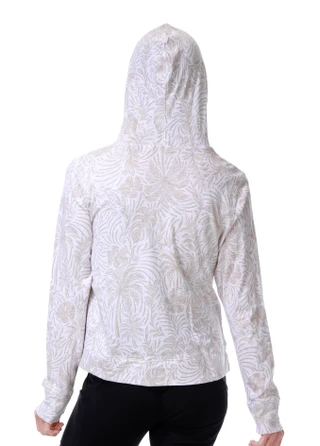 Thumbnail 2: REEL LEGENDS Women's Long Sleeve Palm Swirl Print Top 
