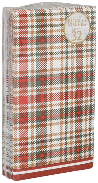 Thumbnail 1: BADGLEY MISCHKA 32 Pk Christmas Guest Napkins  