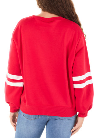Thumbnail 2: Chaser Women's Long Sleeve Merry Christmas Sweater  