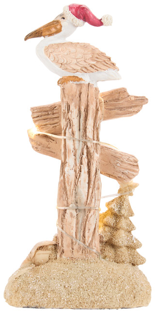 Thumbnail 2: Magical Season 11 In Polyresin LED Christmas Pelican Decor  