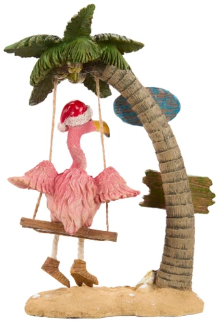 Thumbnail 2: Magical Season 10 in Merry Christmas Tropical Flamingo Home Accent 