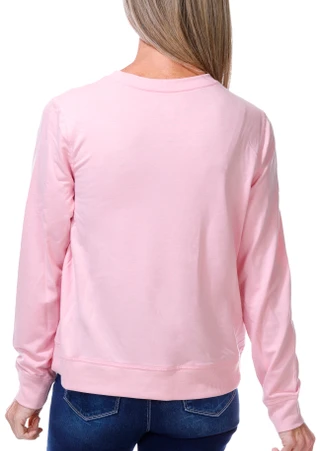Thumbnail 2: Coral Bay Women's Petite Long Sleeve Festive Christmas Turtle Sweater 
