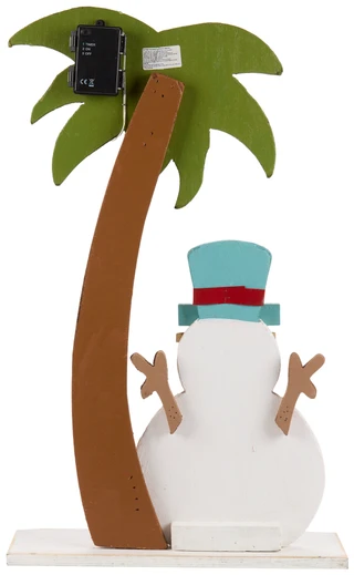 Thumbnail 2: Magical Season 26 In LED Coastal Snowman Decor  