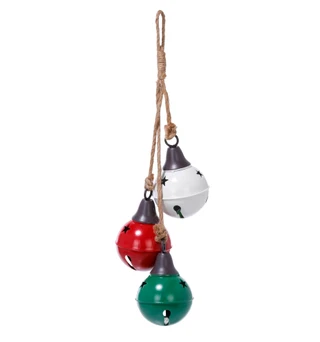 Thumbnail 2: SPECIAL T IMPORTS 20 in Hanging Christmas Bells Decoration 