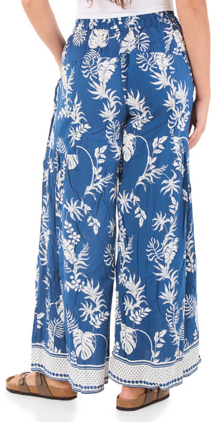 Thumbnail 2: Angie Juniors' Floral Button Wide Leg Pants 