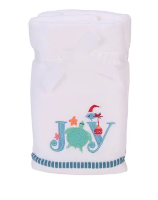 Thumbnail 1: Caro Home 2 Pk Turtle Joy Embroidered Christmas Hand Towels 