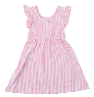 Thumbnail 2: Vince Camuto Big Girls Short Sleeve Striped Dress 